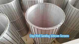 Ống sàng dây AISI 316l Johnson Vee cho nước thải