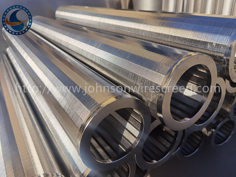 SS304 khe 25μm Johnson Wedge Wire Screen Filter Tối đa 80% khu vực mở