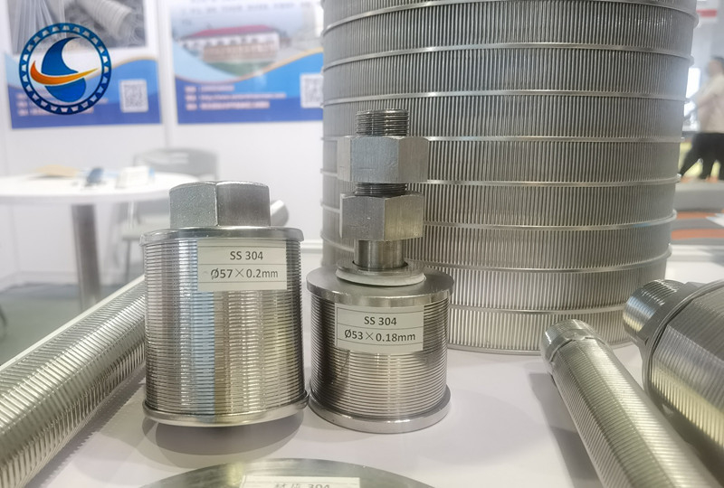 Ss 304 Screen Filter Wedge Wire Nozzle 53mm Od