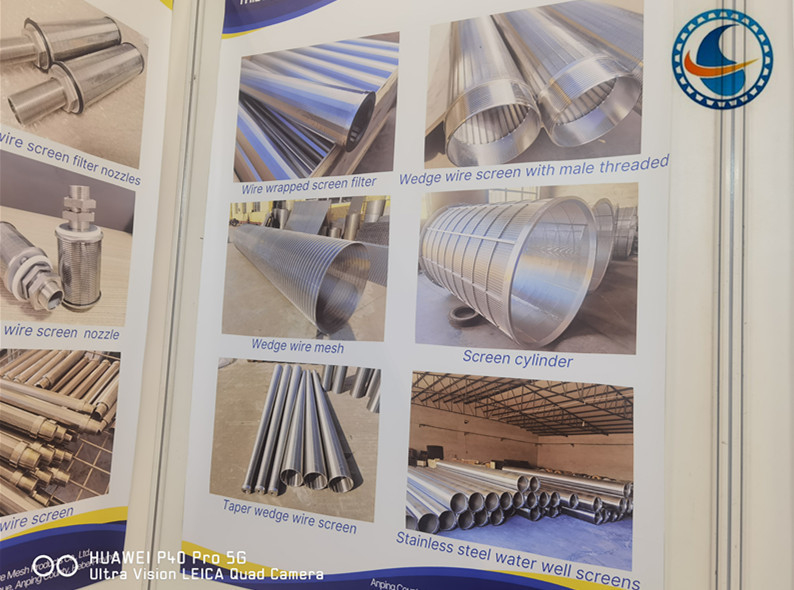 Stainless Steel Wedge Wire Screen Filter với kỹ thuật hàn đầy đủ