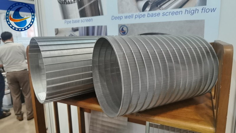 Ss 304 Bộ lọc màn hình sợi dẹp cho xử lý nước thải