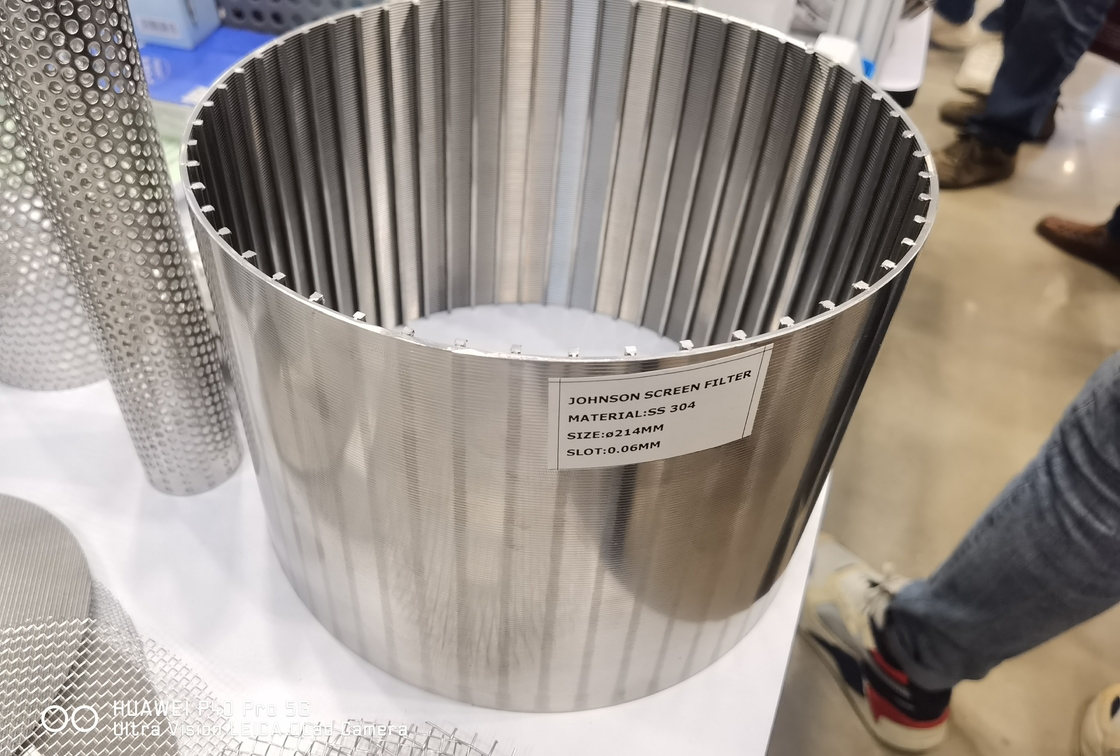 Stainless Steel Wedge Wire Screen Filter với kỹ thuật hàn đầy đủ