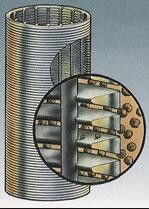Johnson Wedge Wire Screen Filter cho lọc chính xác trong ngành công nghiệp