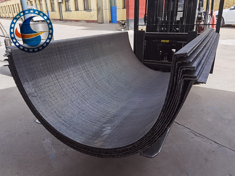 Bộ lọc màn hình cung tròn dây nêm cacbon thấp để xử lý nước thải