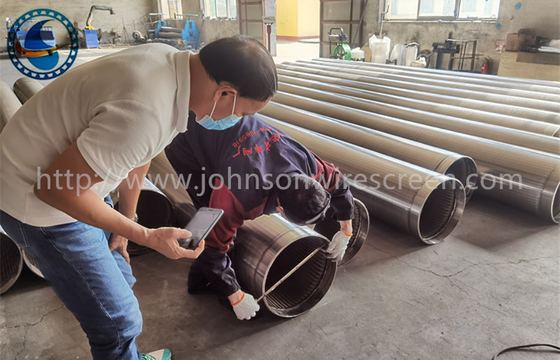 Màn hình dây Johnson nhựa nhựa có carbon thấp cho giếng nước để kiểm soát cát