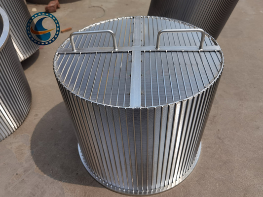 Ss304 450mm Dia Wedge lưới lọc màn hình lưới để xử lý nước thải