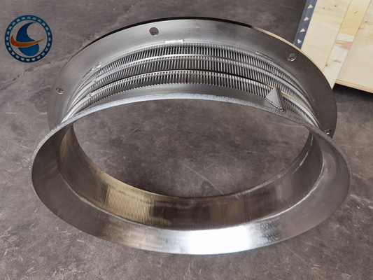 Màn hình lưới dây nêm bằng thép không gỉ 304 523mm cho máy ly tâm bào kim loại