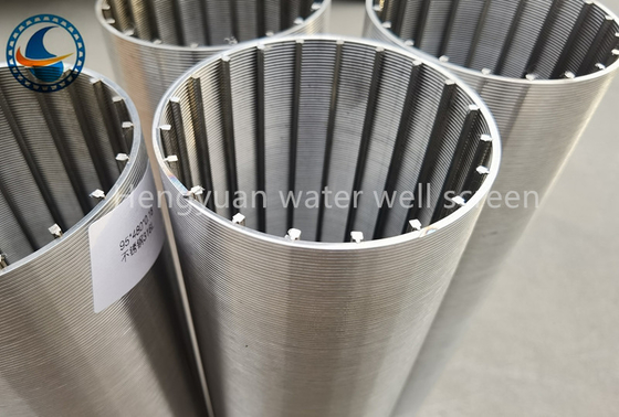 Thép không gỉ 304 Bộ lọc nước giếng khoan 219mm Khe cắm liên tục