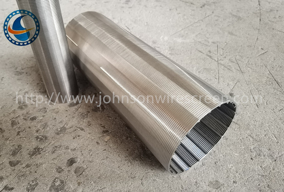 Điện trở hàn Ss Ống màn hình dây nêm cho bộ lọc nhựa
