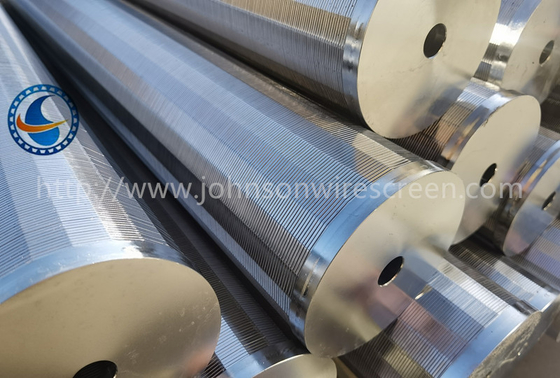 Thép không gỉ 304 Màn hình dây nêm hàn Od 118mm Ống khe