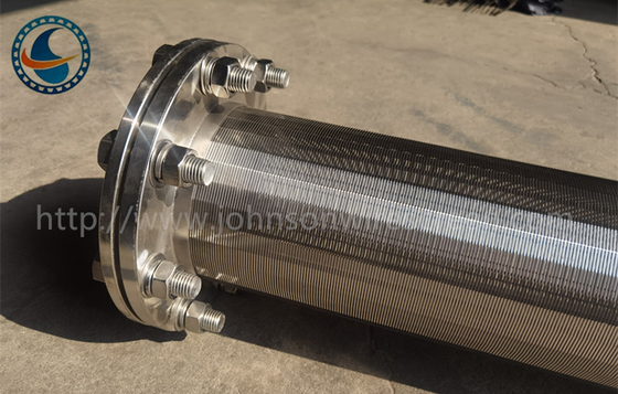 Dn 100 Wedge Wire Screen Ống thép không gỉ 304 để lọc