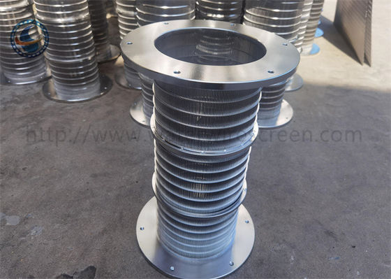 Khe 20 Bộ lọc bằng thép không gỉ 304 Màn hình dây nêm Màn hình rửa lại phần tử
