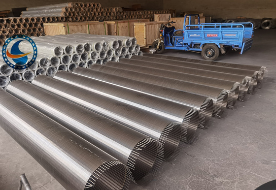 Màn hình giếng nước bằng thép không gỉ 16 inch với khớp nối ren nam nữ