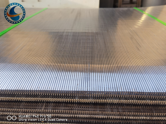 Bảng điều khiển màn hình dây nêm 304SS có thể tùy chỉnh Mở khe 0,02mm