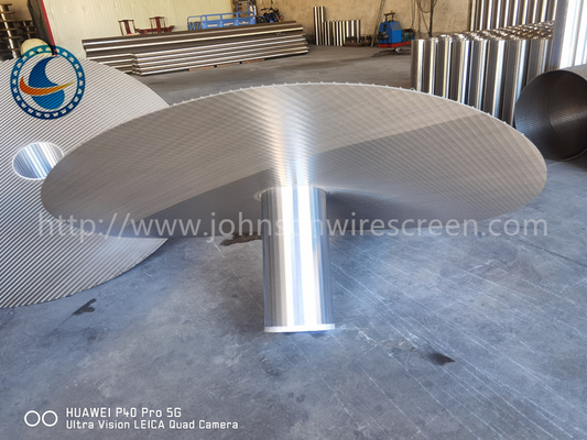 Đồng hàn Ss 304 Johnson V Wire Screen Slot 200 Micron Với Khu vực mở cao