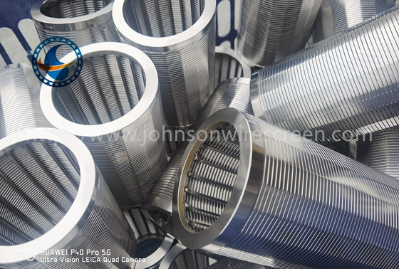 SS304 Không tắc nghẽn Bộ lọc màn hình sợi lưỡi liềm