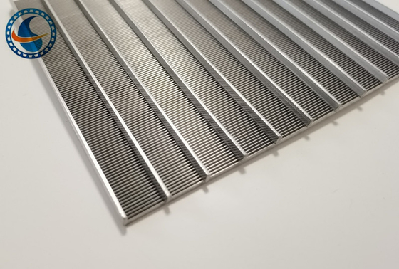Thép không gỉ 316l sợi lưỡi liềm tấm màn hình kích thước khe cắm 50um chống ăn mòn