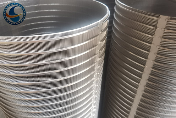 Độ bền cao ID 200mm Vee Wire Mesh đạt hiệu suất sàng lọc tối ưu