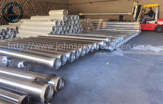 Galvanizing Và SS 304 Johnson Wedge Wire Mạch nước Screen lọc ống