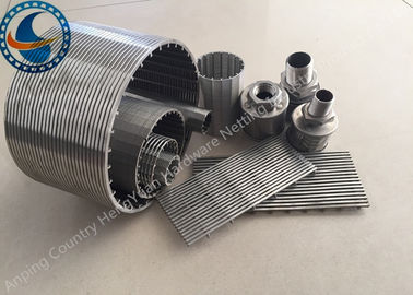 Bộ lọc dây nêm đa vật liệu / Dây nêm bằng thép không gỉ Dễ dàng làm sạch