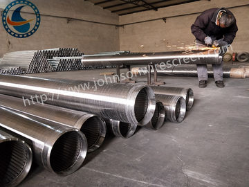 Tiết kiệm năng lượng Màn hình bọc dây Vee Màn hình hình trụ để kiểm soát cát