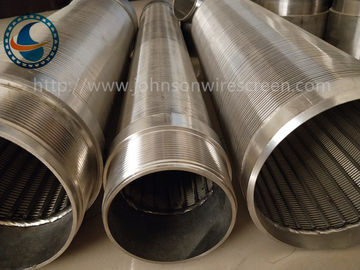 Màn hình dây nêm Johnson được hàn đầy đủ Diện tích mở lớn Cấu trúc đơn giản