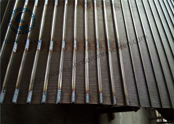 Tấm màn hình dây nêm tản nhiệt tốt cho quá trình xử lý nước / chất lỏng