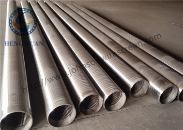 Màn hình thép không gỉ 304 lớp Johnson Màn hình dây Vee Chiều dài 5800mm
