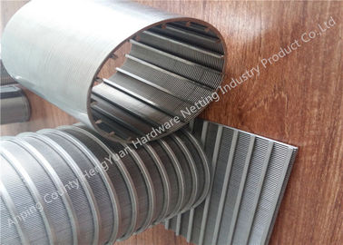Bộ lọc dây nêm không bị tắc nghẽn, màn hình dây nêm bằng thép không gỉ Iso