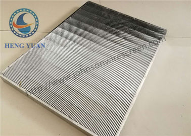 Bảng điều khiển lưới lưới thép không gỉ Vee Wedge, màn hình sàng bằng thép không gỉ Kích thước khe 0,7mm