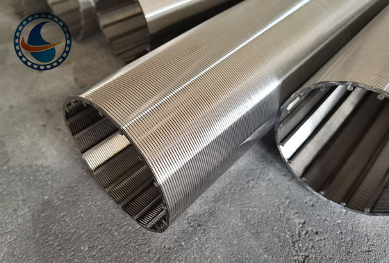 Lưới lọc khe chữ V SS316L 300μm cho xử lý nước thải
