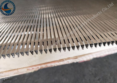 Tấm màn hình dây nêm tùy chỉnh / Tấm lưới thép không gỉ Không tắc nghẽn