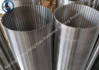 Dây hình chữ V Màn hình bọc thép không gỉ Ống tròn có rãnh 29-1200mm Dia