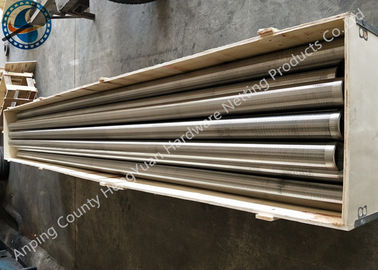 Màn hình dây nêm 5800mm Johnson / Ống màn hình giếng nước bằng thép không gỉ