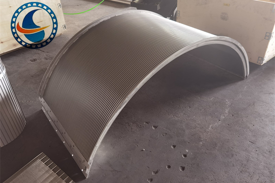 SS316L Bộ lọc màn hình Arc Wire Wedge cho xử lý nước thải