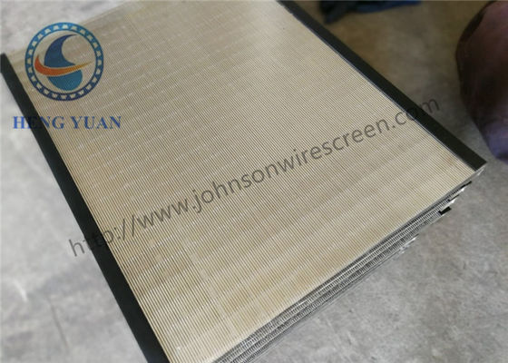 Tấm màn hình dây nêm chuyên nghiệp cho máy giặt than Kích thước khe 0,5mm