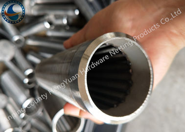 Vòng hàn hỗn hợp V Ống màn hình quấn dây / Màn hình giếng nước để kiểm soát cát