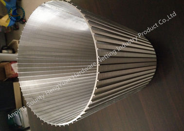Chiều cao 80cm Màn hình quay trống / Màn hình hình trụ dây nêm Bộ lọc rửa lại