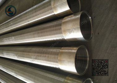 Ống màn hình giếng tròn 304 / 316L Vee bền cho nước giếng khoan