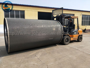 Màn hình trống lớn Bộ lọc màn hình hình trụ dây nêm cho bộ lọc rắn