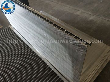 Tấm màn hình dây nêm bền bỉ Khe cắm 1mm để lọc chất lỏng / rắn