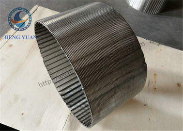 Dây quấn bằng thép không gỉ Johnson Màn hình giếng khoan cho nước giếng