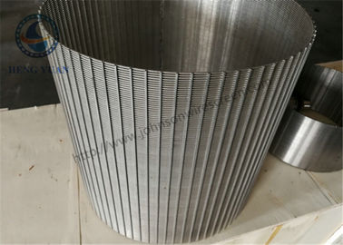 Bộ lọc sàng dây nêm SS 316L / Màn hình trống xoay 520 Mm Dia