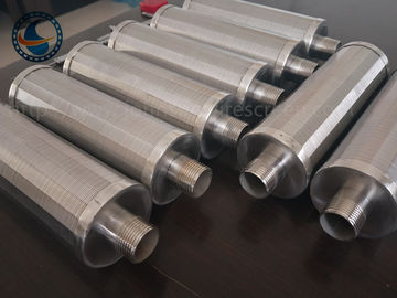 Màn hình dây nêm bằng thép không gỉ 304 OD 76mm với sợi nam M32