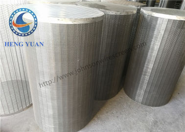 Màn hình dây nêm 304 SS Johnson Giếng nước ngầm Hình dạng V cho máy đánh lửa trống