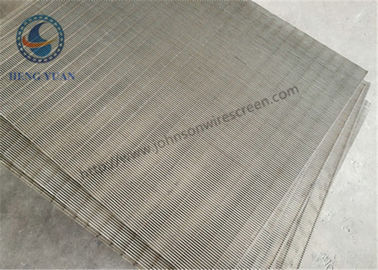 SS 205/330/316 / Lưới dây nêm cho sàng lọc FIlter Sàng lọc Kích thước khe 0,5mm