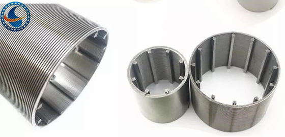 SS316L Màn hình sợi lưỡi liềm cho lọc nước thải trong các ngành công nghiệp khác nhau