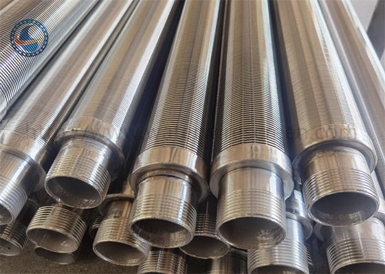 25-3200 Micron Din Profile Wire Johnson Screen Tube cho các giải pháp lọc công nghiệp