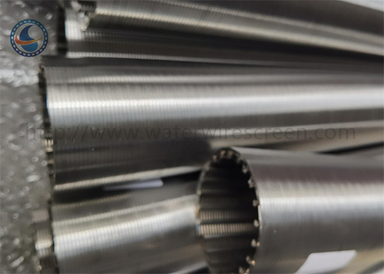 Thép không gỉ 321 Màn hình vết thương PIPE lọc có rãnh của Johnson